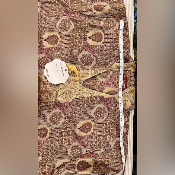 Vintage beautiful repeating geometric pattern abaya.Size xxxl,fits XL perfectly - Picture 12 of 14